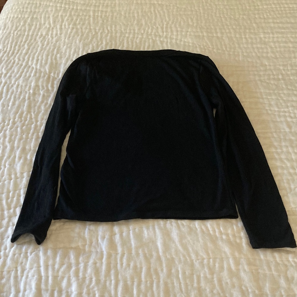 100% Wool - Unbound Merino Long Sleeve V-Neck - Picture 2 of 5